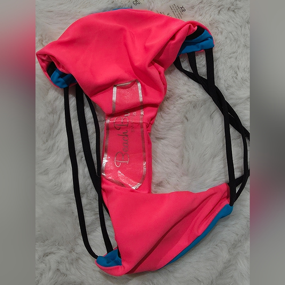 Beach Bunny Form & Function Strappy Cheeky Bikini… - image 4
